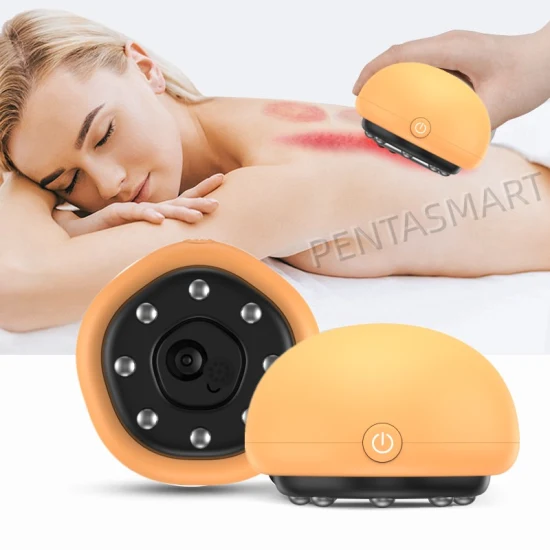 Elektrisches Gua Sha Massagegerät Guasha Therapie Bian Stone Magnet Schröpfen Körpermassagegerät